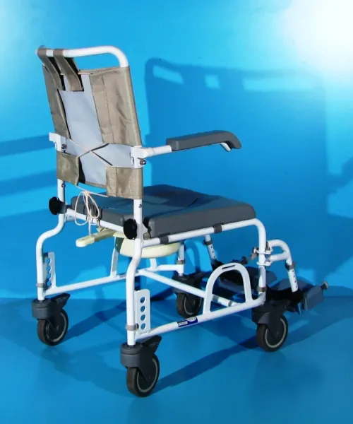 Scaun pentru WC si baie din aluminiu Drive - latime sezut 43 cm - Imaginea 7
