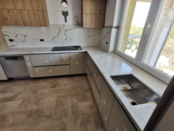 Blat Bucatarie Granit Compozit Quart - Imaginea 2