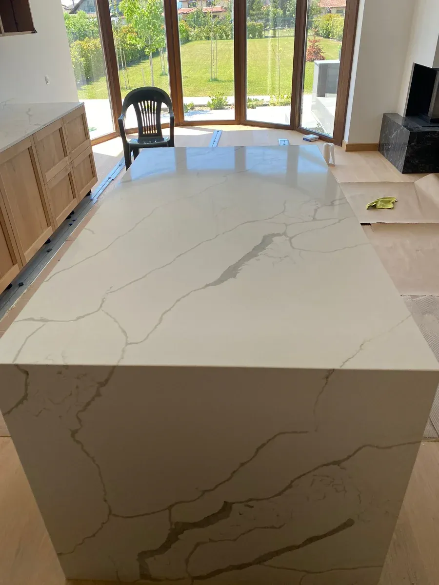 Blat bucatarie granit compozit quartz - Imaginea 8