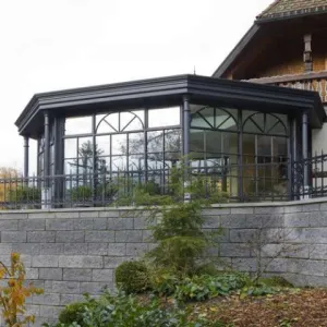 Veranda din profil aluminiu si sticla