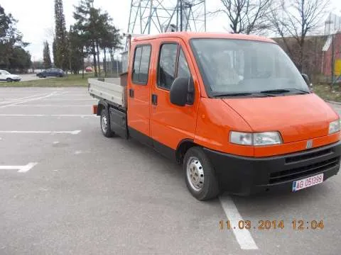 vand fiat ducato duble canine 7 locuri si platforma - Imaginea 2