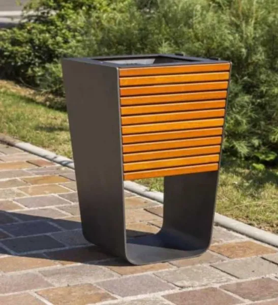 Cos gunoi stradal metalic C37 - Imaginea 8