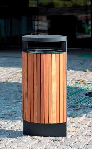 Cos gunoi stradal metalic C37 - Imaginea 9