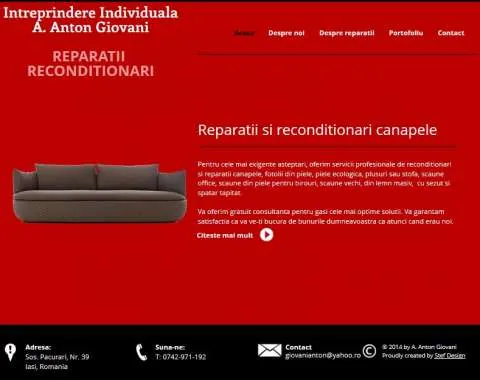 Reparatii Canapele | Anton Giovani - Imaginea 1