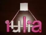  Litere colorate, decoratiuni unice confectionate manual - Miniatura 5