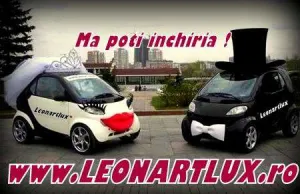 Inchirieri limuzine nunta smart mire si mireasa