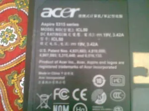 vind leptop aspire 5315 