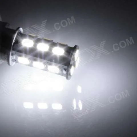 Bec led P21W 18SMD alb- xenon marsalier, frana, pozitie - Imaginea 1