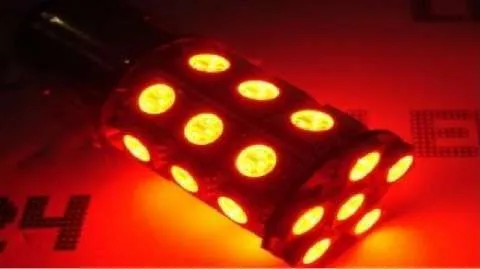 Bec led P21W 18SMD alb- xenon marsalier, frana, pozitie - Imaginea 3