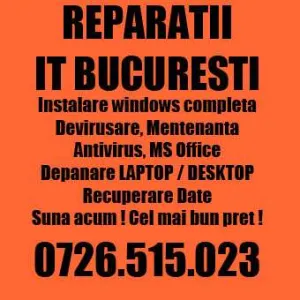 Profesionist reparatii calculatoare la domiciliu