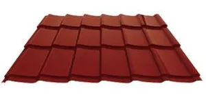 tigla metalica si accesorii ral 3011(grena)