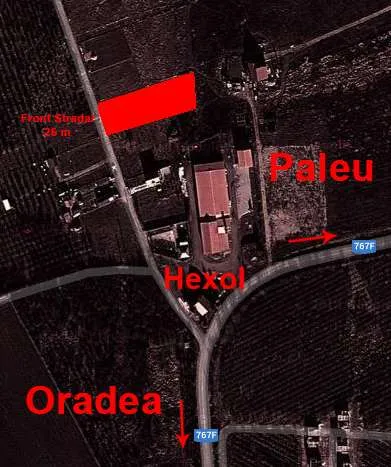 Vand 2000 mp teren intravilan Oradea - Paleu - Imaginea 1