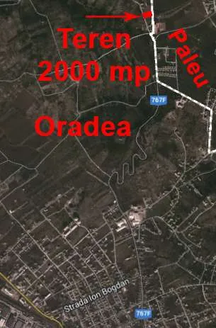 Vand 2000 mp teren intravilan Oradea - Paleu - Imaginea 3