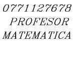 Matematica profesor=0771127678