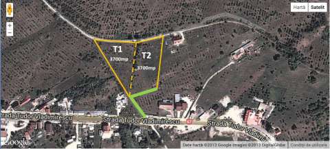 Vand teren Horezu intravilan 3700 mp, intrare anunturi gratuite