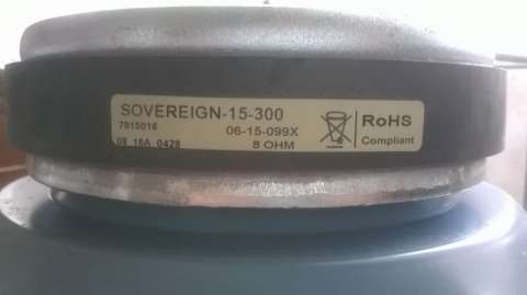 2 difuzoare fane sovereign 15- 300 3