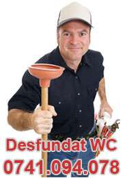 Desfundat toaleta