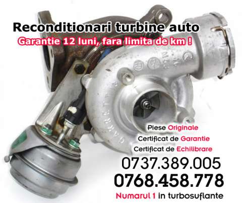 Reparatii turbine Reconditionari Vanzari turbine noi