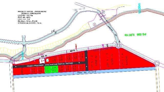 teren corbu intravilan, loturi de 767 mp la faleza 3