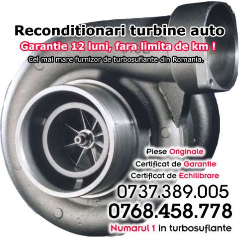 Reparatii turbine turbosuflante Vanzari turbine noi Actuator turbo