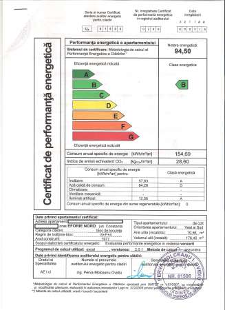 apartament 3 cam. decomandat- comfort" o" - sporit cu nota energetica 94, 5 4