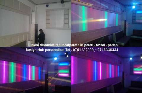 lumini club led rgb pixeli . canapele club 1