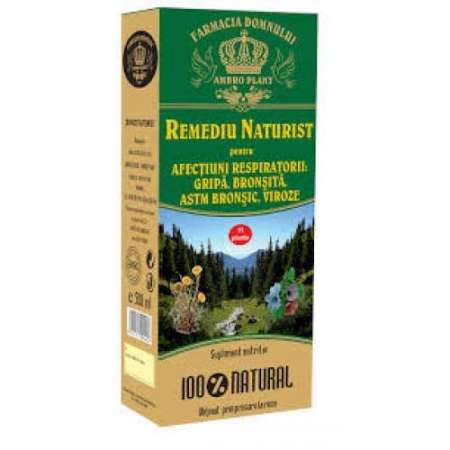 Sirop naturist pentru afectiuni respiratorii