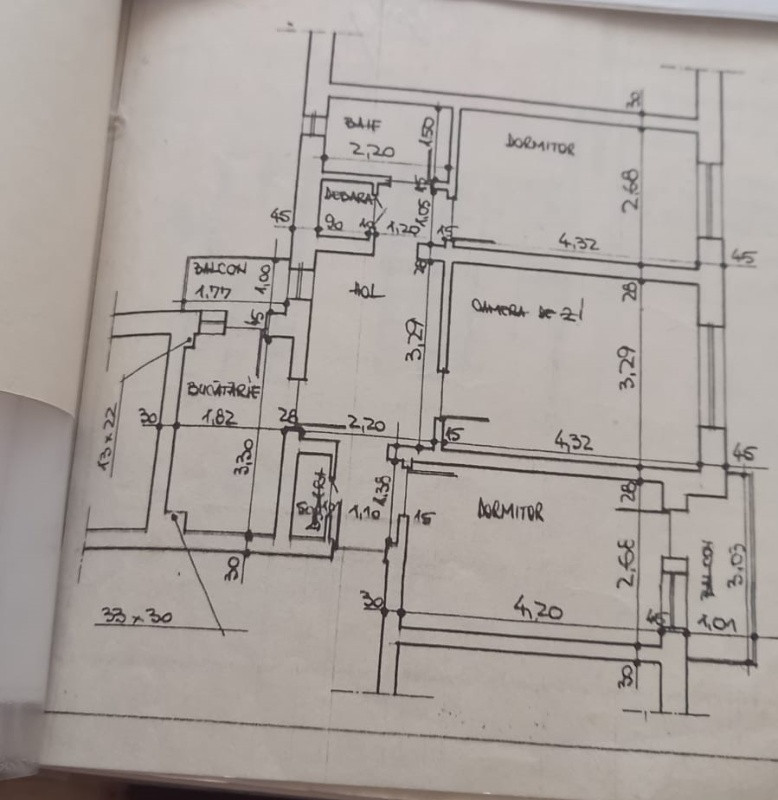 Vand apartament 3 camere