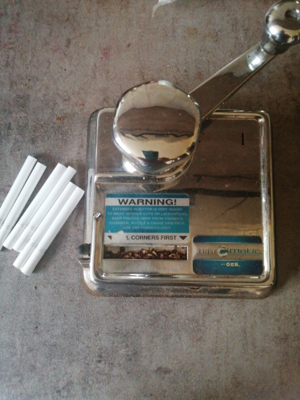 Fac tigari.  Pentru cei care nu au timp