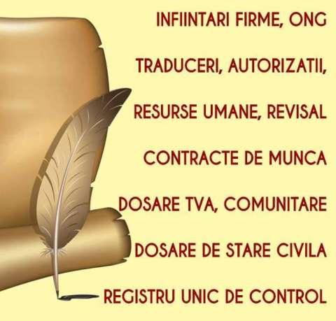 infiintari firme, autorizatii, contracte, traduceri, acte diverse 1