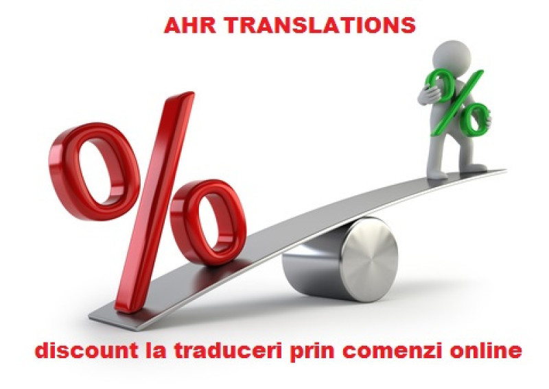 - 30% discount la traducerile online in buzau & romania - ahr 1