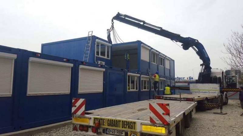 toalete ecologice , cabina paza, container , cabina paza , grad mobil 3