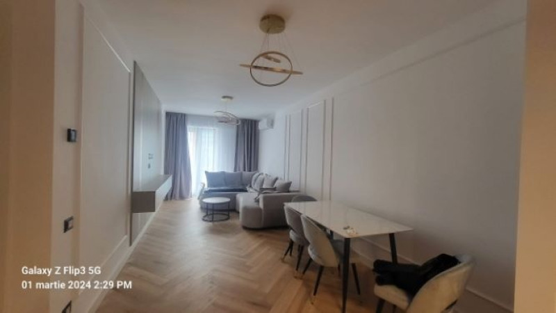 inchiriez apartament 2 camere semidecomandat, pipera, 71 mp, 6