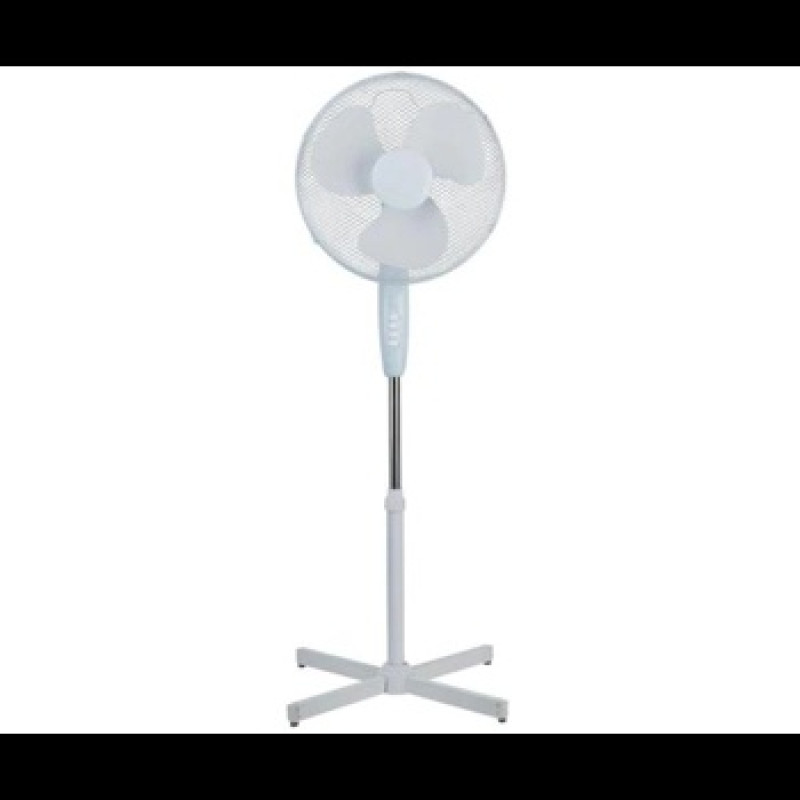 Ventilator cu picior, inaltime 125 cm , oscilant, 3 viteze, alb