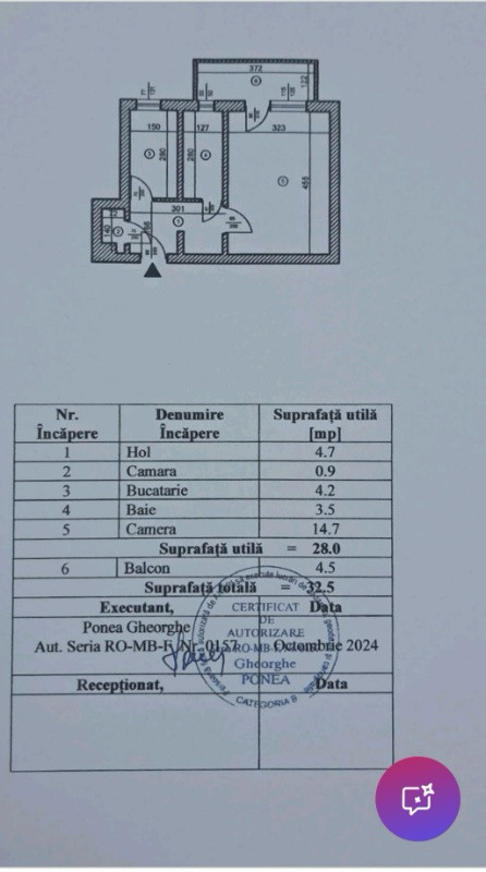 vind garsoniera cimpia libertati - parc ior 1