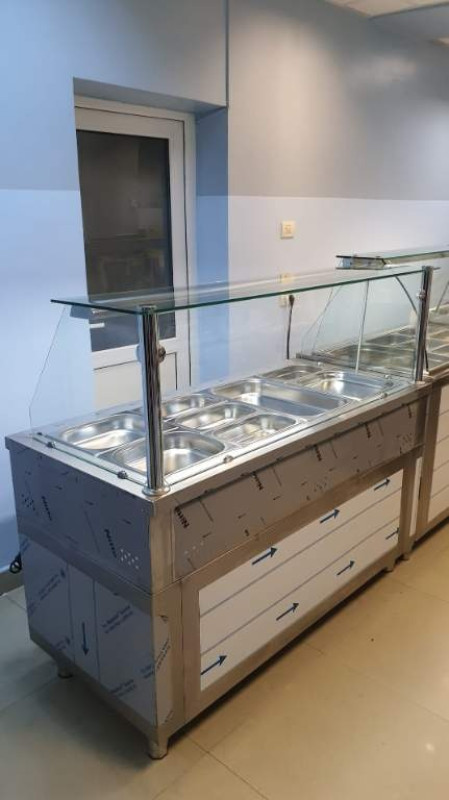 vitrina calda / vitrina rece / autoservire linie / vitrine bain marie 2