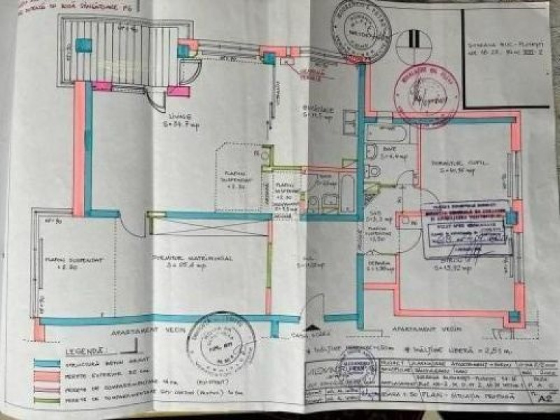 inchiriez apartament 4 camere, semidecomandat, 140mp, baneasa, 1. 300euro 9