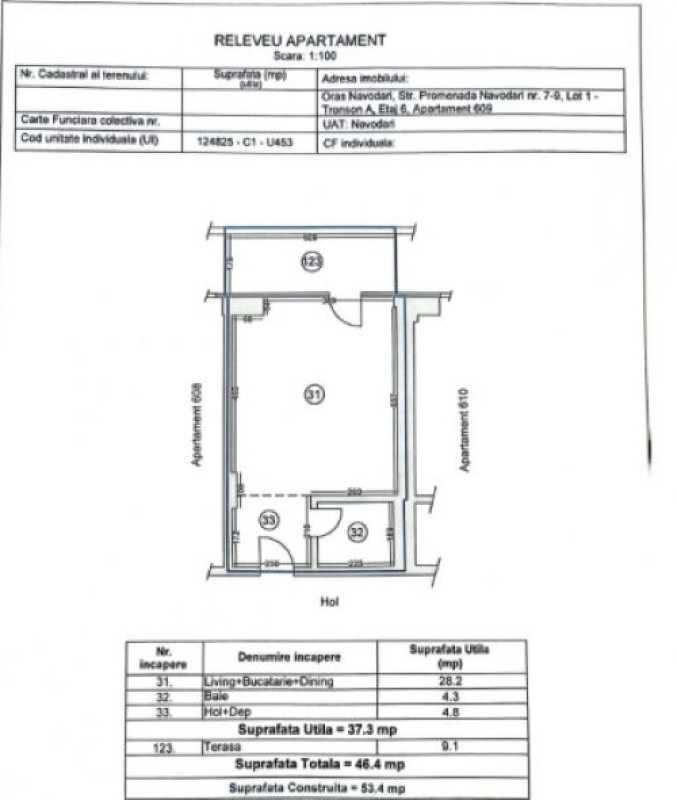 apartament, 37mp, mobilat complet, vedere la mare, mamaia nord, 126. 000euro 6