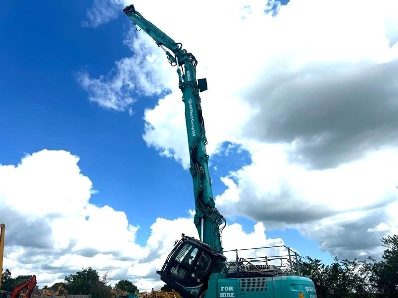 de vanzare: excavator de demolare kobelco sk400dlc- 10 26m 5