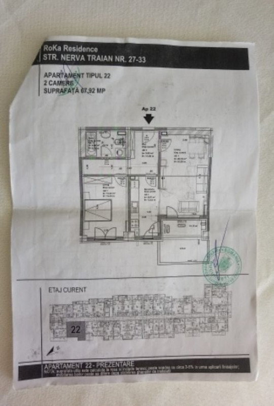 apartament 2 camere, decomandat, 68mp, nerva traian, 199. 000euro 7