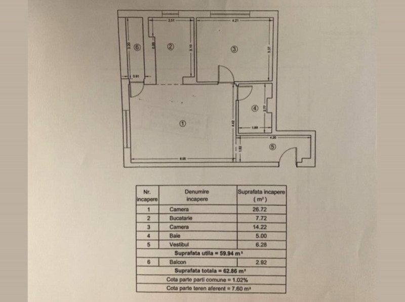 apartament 2 camere, decomandat, 60mp, mobilat si utilat, dristor, 150. 000euro 11