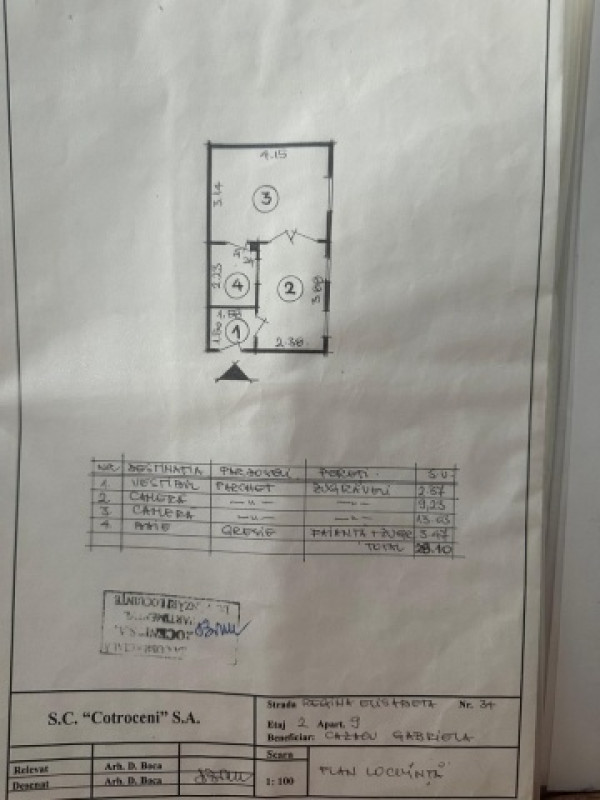 apartament 2 camere, semidecomandat, 28mp, cismigiu, 50. 000euro 9