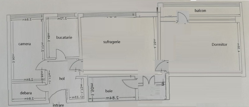 3 camere decomandat Unirii Cantemir tineretului
