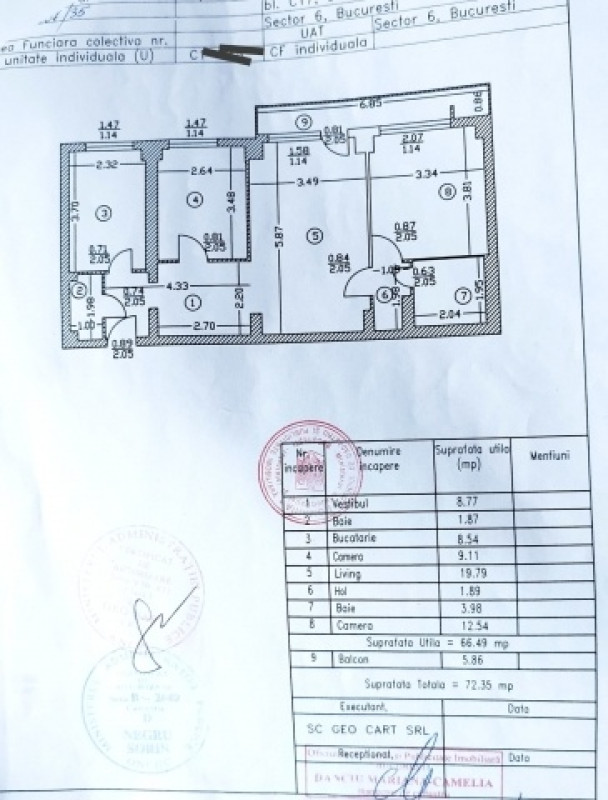 apartament 3 camere, 67mp, zona drumul taberei, 140. 000euro 10