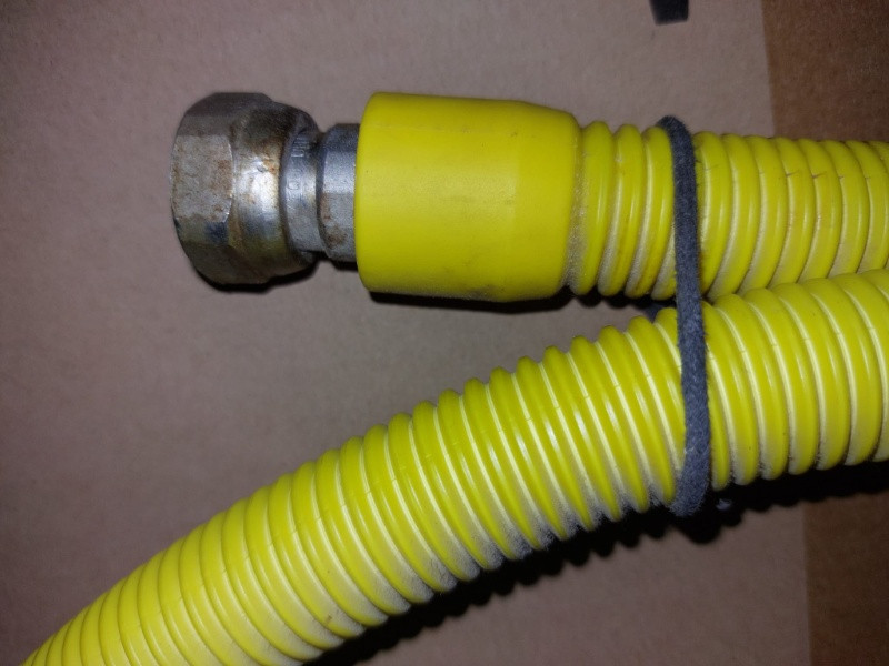 racord flexibil gaz, otel inox, 1/ 2" g, 2000 mm cu ceas regulator 1/ 2" g 4