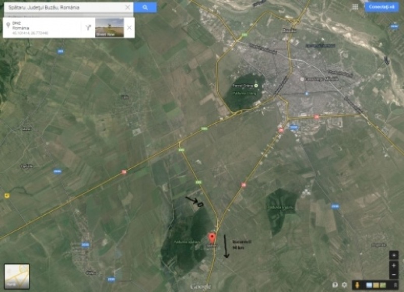 teren de vanzare in stalpu, buzau, deschidere 62ml, 2600 mp, 28. 600euro 4