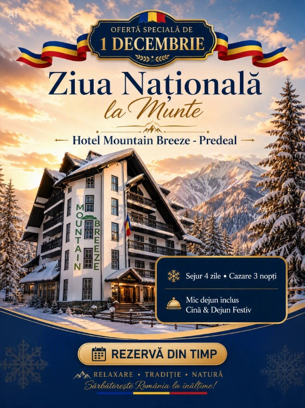 Oferta 1 Decembrie la Predeal