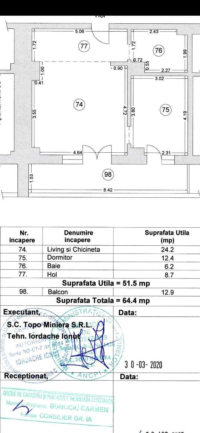 apartament 2 camere bloc nou lux city mall bd. lapusneanu 6