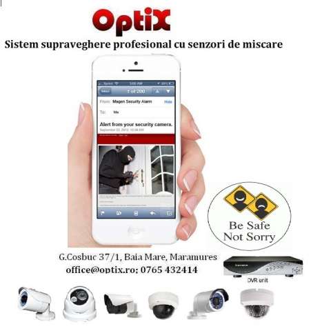 Sistem supraveghere video profesional, conectat online !