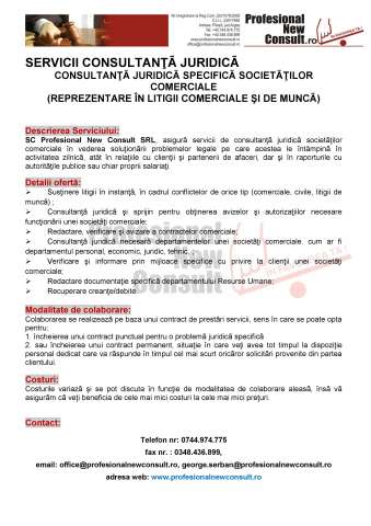 Servicii Consultanta Juridica